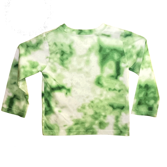 St. Patrick's Day Kids Long Sleeve Tie Dye Shirt Size 3T - Picture 3 of 5